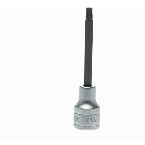 Llave de vaso hexagonal 1/2´´. Vasos largos para agujeros TX interiores TX30 TENGTOOLS 117440404 (1/2)