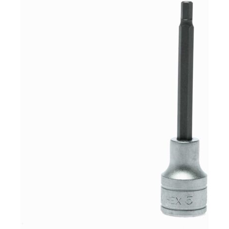Llave de vaso hexagonal 1/2´´. Vaso largo para agujeros hexagonales interiores 5mm TENGTOOLS 1174501 (1/2)