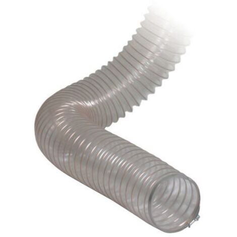 Manguera flexible de poliuretano transparente con espiral Ø 100mm x 5m HOLZSTAR 51425035