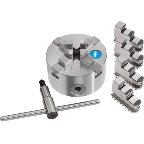 PLATO DE PRECISION PARA TORNO 4+4 GARRAS 100mm FERVI M449/100 (1/3)
