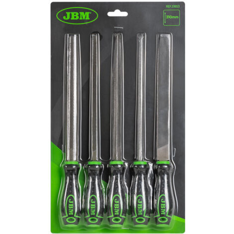 Set de 5 limas de acero JBM 51853 (1/4)
