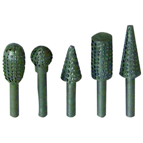 Raspines para taladro, 5 pzas Vástago 6,35 mm SILVERLINE 327567