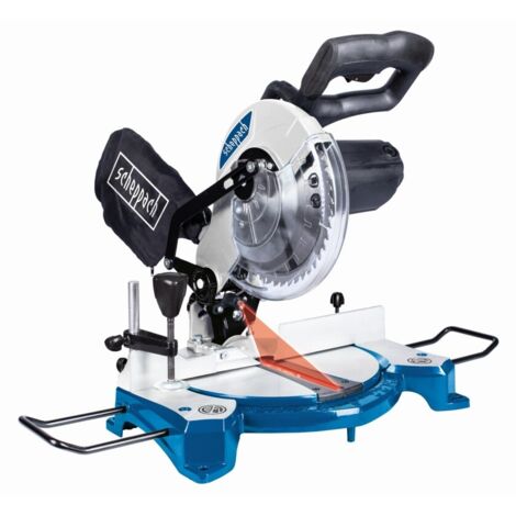 Ingletadora de 210mm sin mesa 1500W  con láser SCHEPPACH SC-HM80L