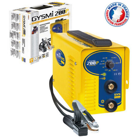 SOLDADOR INVERTER GYSMI 200 P 230V-F1 CON ACC.Y MALETA GYS 371030794
