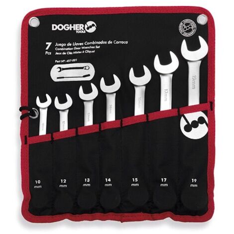 Dogher 457-001 BOLSA NYLON 7 LLAVES COMB. CARRACA REV