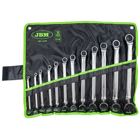 KIT DE 12 LLAVES DE ESTRELLA ACODADAS 12 CANTOS JBM 54119