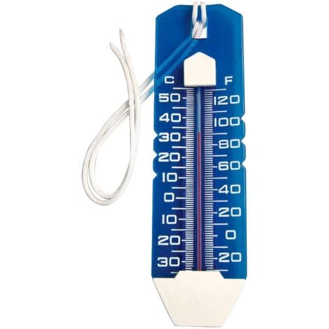 Thermometer Jumbo weiß Pool Schwimmbad Poolthermometer Temperaturmessung 