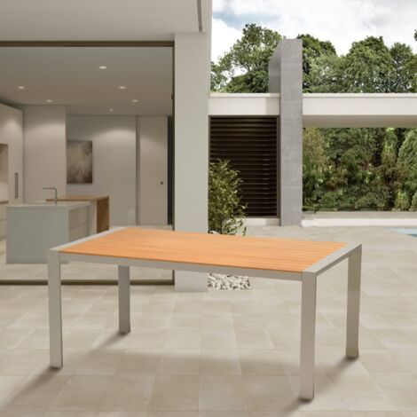 Gartentisch Chillvert Nápoles Aluminium 170x96,5x75 cm Beige