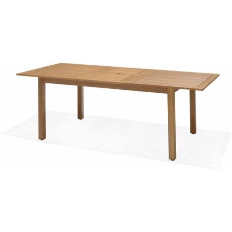 Ausziehbarer Gartentisch Chillvert Milán Holz 150200x90x75 cm 68 Gäste