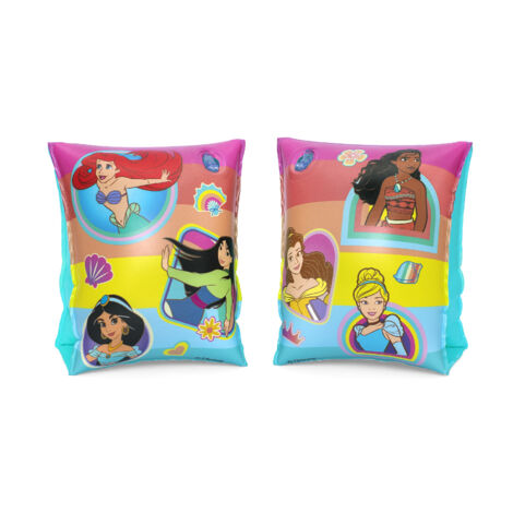 Bestway Aufblasbare Schwimflügels für Kinder von 3 bis 6 Jahren 17x12 cm Disney Prinzessin Design Doppel-Luftkammer