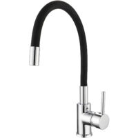 Küchenarmatur K2O Flex 22x9,6x36,6 cm Einhebelmischer mit dreh- und schwenkbarem Auslauf und integriertem Luftsprudler