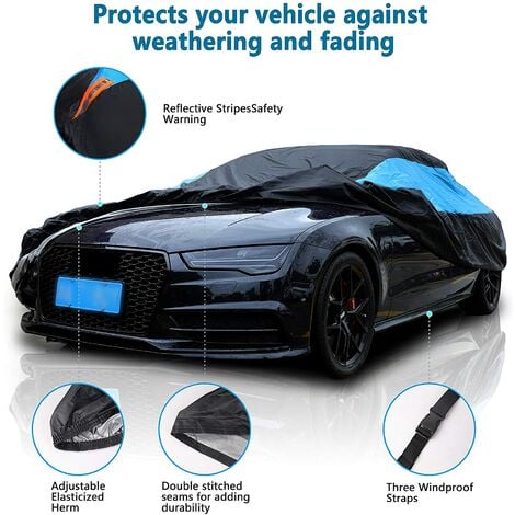 Full Car Sedan Cover Coverage UV Snow Rain UV Protect XL 490x180x150cm