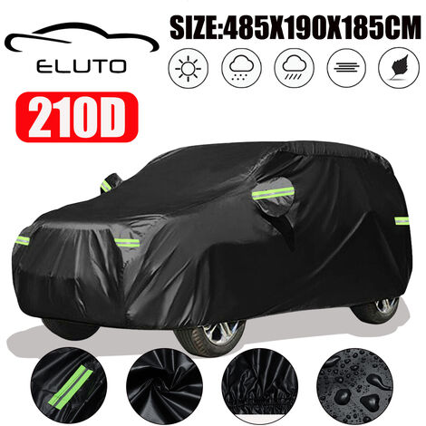 Cheap Universal SUV Full Car Covers Indoor Outdoor Windproof Anti Dust Sun  Rain Snow Protection UV Car Silver Case Cover M/L/XL/XXL