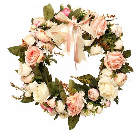 14 '' Artificial Pink Flower Garland Hanging At Home Wedding