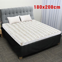 Bed Skirt 180X200Cm Elastic Wallet Velvet D