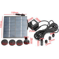 1.4W 7V Solar Energy Submersible Water Pump For Garden Pond Pond