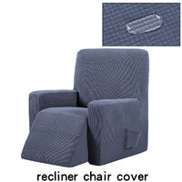 Stretch Recliner Chair Cover Slipcover Waterproof Couch Sofa Furniture Protector darkgrey