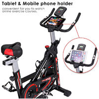 GEEMAX Exercise Bike Indoor Cycling Fitness Bicycle Belt Drive Cardio Workout