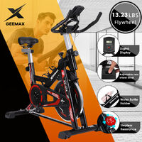 GEEMAX Exercise Bike Indoor Cycling Fitness Bicycle Belt Drive Cardio Workout