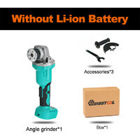 1600W 125mm Brushless Cordless Angle Grinder Sander (Not Included Battery)