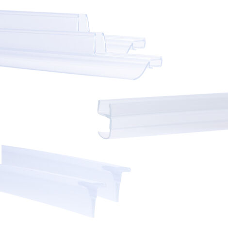 Schulte Dichtungsset für Badewannenfaltwand Angle (D693477xx), Original Schulte Ersatzteile, Enthalten: Dichtung vertikal & horizontal und Einschubdichtung, Farbe: Transparent