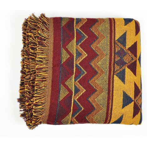 Jet/é de Canap/é Gaufr/é Waffle 150 x 200 cm,Blanc BEDSURE Plaid Couverture en Coton Couverture Tricot/ée DEte D/écorative