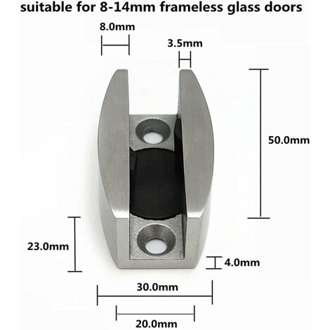 Système de Porte Coulissante rail de Roulement, guide de Sol Porte  Coulissante, guide de Rouleau de Sol Réglable avec Vis, Très Approprié pour  Toutes les Portes Coulissantes 