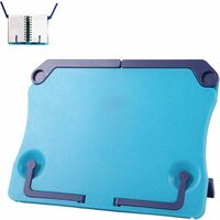LangRay Support de lecture Support de livre pour enfants Support de livre portable Support de livre pliable en plastique Support de lecture réglable Cuisine et bureau rétractables comme support de liv