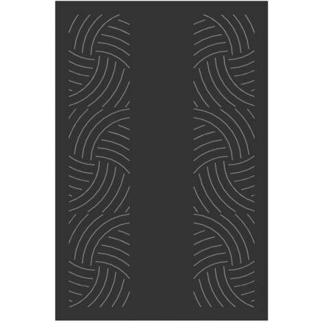 Le Marquier – Plaque murale en acier noir L80 x H120 cm – Protection thermique pour poêles à bois et granulés – Installation facile au mur