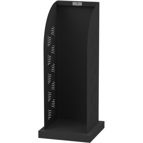 Le Marquier – Porte-bûches intérieur acier peint noir 95cm – Compatible bûches 40cm – Rangement décoratif cheminée – Poids 12,5kg