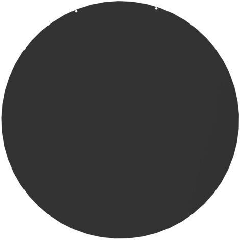 Le Marquier – Plaque de protection sol ronde pour poêle – Acier peint noir – Ø74cm – Protection contre rayonnement thermique – Certifiée Origine France Garantie