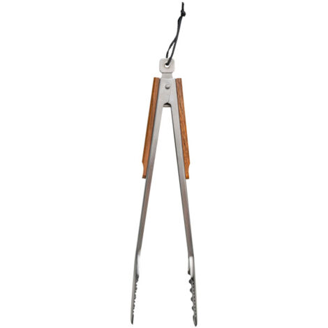 TRAEGER Pince en acier inoxydable pour barbecue - manche en bois - 42 cm - 0,5 kg (1/6)