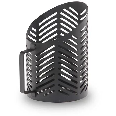 Le Marquier – Pelle à granulés 220 mm – Acier peint noir – Design ergonomique pour usage quotidien – Finition mate élégante (1/2)