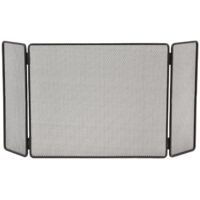 Le Marquier – Pare-feu cheminée acier peint 100 x 60 cm – 3 volets L20-60 cm – Pour espaces confinés – Couleur gris foncé
