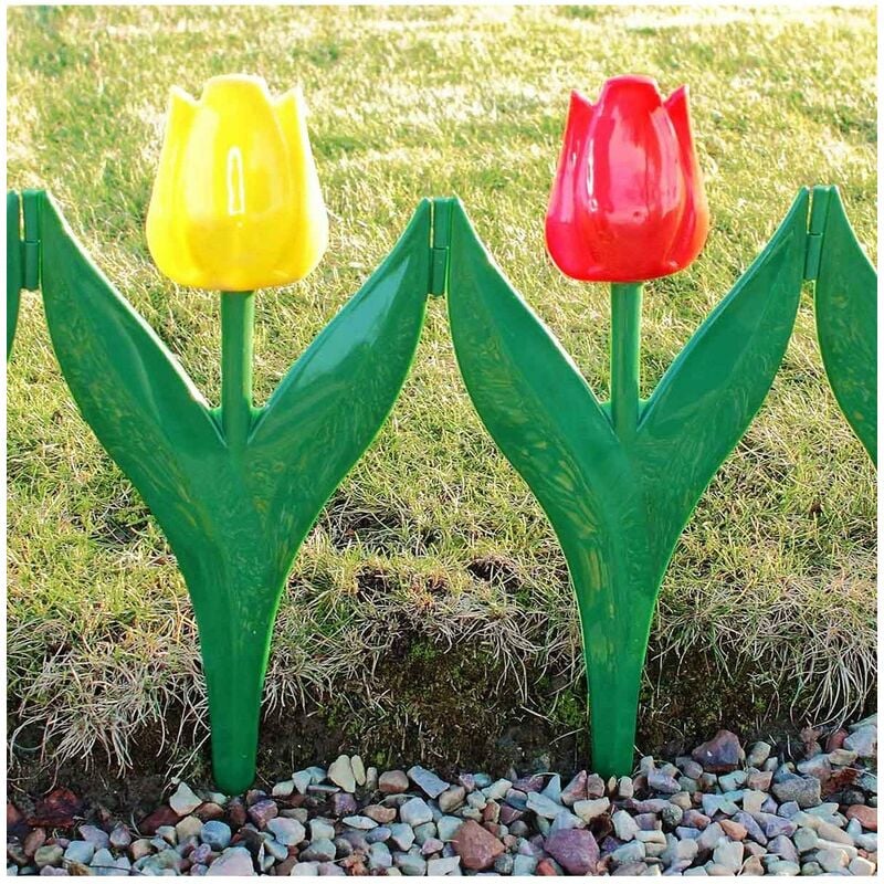 ASTUCEO - Décor bordure forme tulipe lot de 12