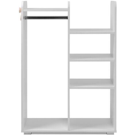 CALICOSY - Penderie enfant blanche H110 cm - LALA (1/5)