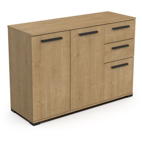 CALICOSY - Enfilade 2+1 portes et 2 tiroirs H82,4 cm - IZZY