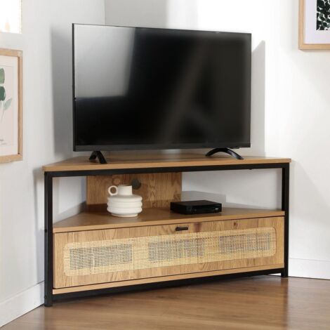 Meuble d'angle Fame-Line Chêne de force doré 80.5cm sans PT Vicco