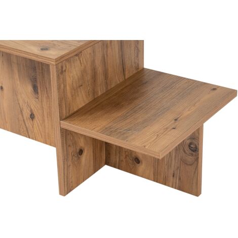 CALICOSY - Table basse 2 niveaux L77 cm - HARMONY