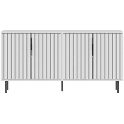 CALICOSY - Buffet 4 portes striées L150 cm - CLARA (1/5)