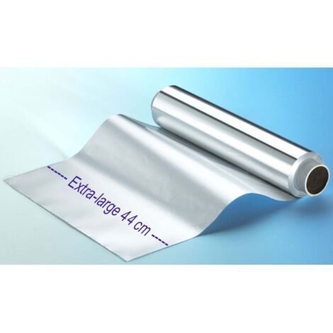 PAPIER ALUMINIUM ROULEAU 200 m X 29.5 cm boite distributrice carton