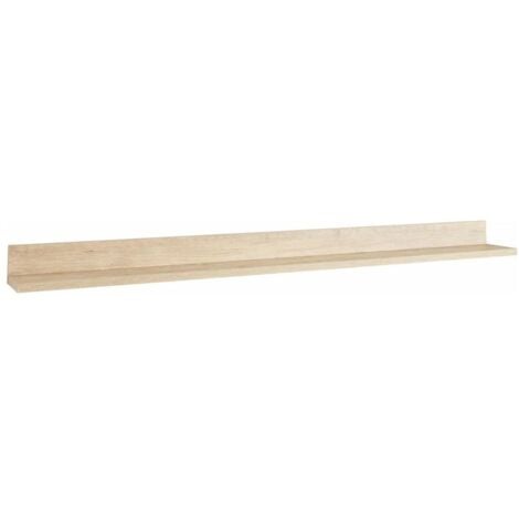 CALICOSY - Etagère murale bois clair L157 cm - Palma