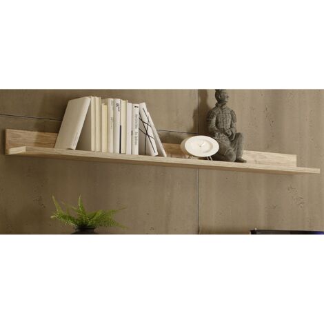 CALICOSY - Etagère murale bois clair L157 cm - Palma