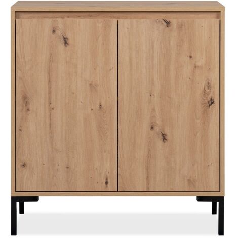 CALICOSY - Buffet 2 Portes 1 Étagère L81 cm - PLOCK (1/7)