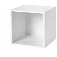 Meuble 1 case avec fond 32 x 30 x 32 cm - Casâme - Blanc - Blanc