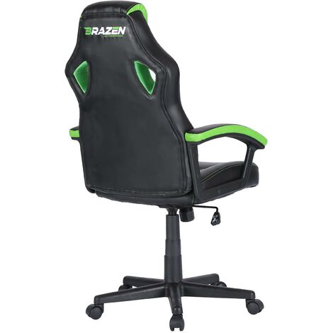 please do not Almighty Pharynx BraZen Salute PC Gaming Chair - Green
