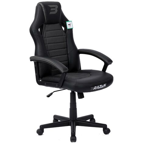 BraZen Salute PC Gaming Chair - Grey