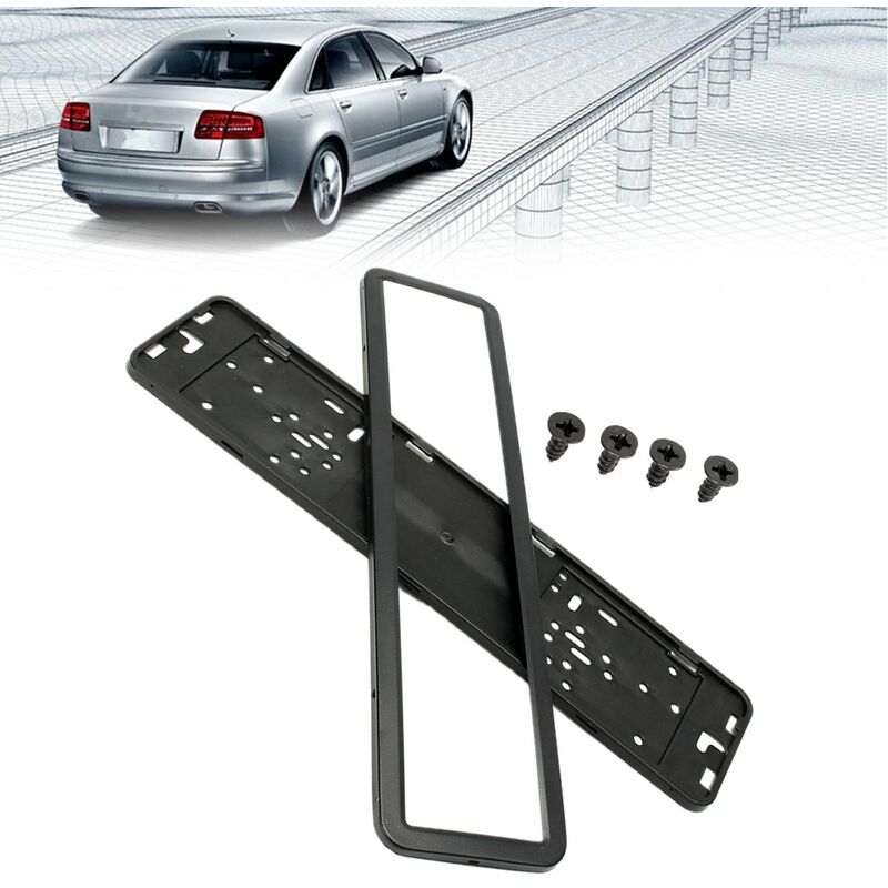 Portamatriculas para Audi Sport Carbon - Soporte para matrículas coche