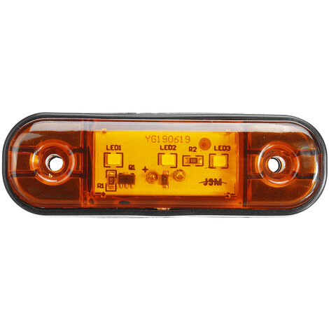 Comprar Luces de remolque de camión de 12V y 24V, lámpara de señal LED, luz  indicadora de ancho de vehículo, luz lateral de camión, luz LED indicadora