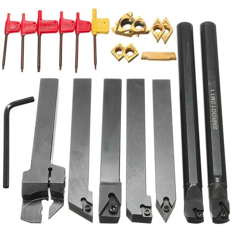 Herramientas de torneado de 12 mm para torno de metal (5 piezas)